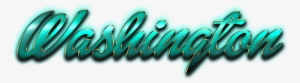 Washington Name Logo Png - Washington #3589157