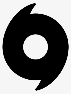 This Image Is A Logo Of A Circle That Has A Point On - Origin Ico #3589394