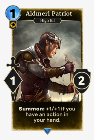 Aldmeri Patriot - Elder Scrolls Legends Sorceress #3589945