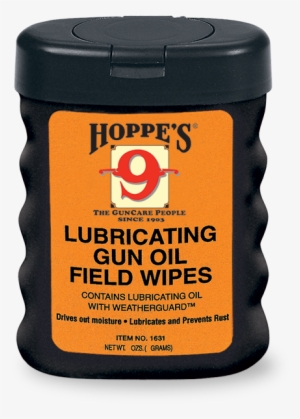 Hoppes 1631 Gun Oil Field Wipes 3" X 5" #3591180