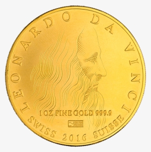 Da Vinci Gold Coin - Lenonardo Da Vinci 1oz Coin #3591182
