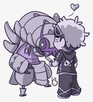 Pokemon Cicadablockshipping Guzma Golisopod Fanart - Golisopod Chibi #3591241