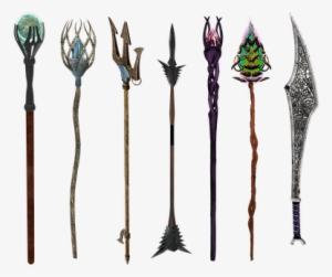 Wand, Magic, Fantasy, Staff, Trident - Spellcaster Staff #3591292