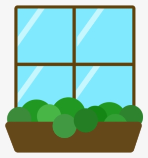 Looking,flower - Window Png Vector #3592190