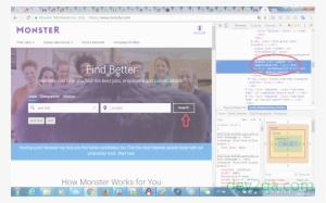 Monster Job Search Page Submit Button - Monster.com #3593104