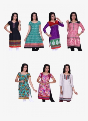 Rose 7 Unstitched Kurtis Collections With Leggings - Leggings #3593622