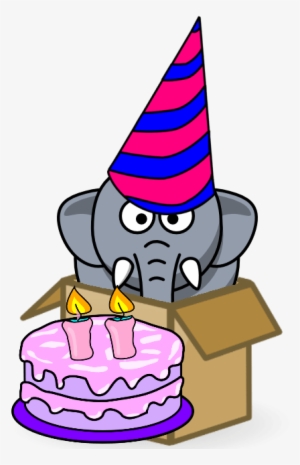 Blow Out Those Candles, Cause Hathix - Cartoon Elephant #3594128