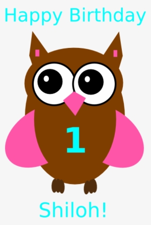 Shiloh 1st Birthday Sign Clip Art - Happy First Birthday Shiloh #3594151