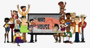 Group Of Mad People Clipart Collection Clip Art Freeuse - Total Drama Mad House #3594418