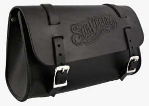 Black Leather Biker Bag - Suavecito Tool Bag #3594768