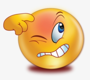 Hard Thinking Red Face - Emoji Thinking Hard #3594837