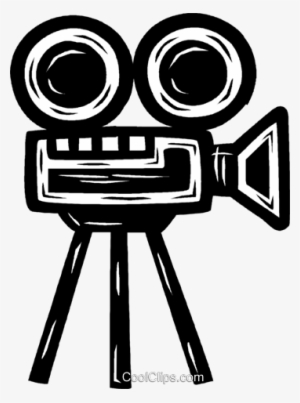 Motion Picture Camera Royalty Free Vector Clip Art - Maquina De Filmar Antiga #3594876