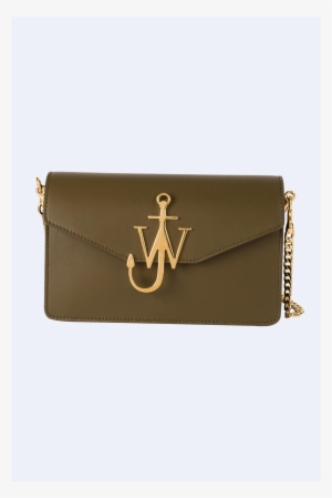 J.w. Anderson Logo Leather Shoulder Bag - Purple - #3595586 J.w. Anderson Logo Leather Shoulder Bag - Purple - #3595586