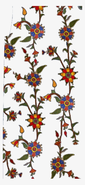 Digital Vector Flower Design For Textile Print 704 - Digital Textile Printing #3595649