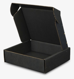 Custom Matte Black Corrugated Mailer Box - Black Matte Mailer Box #3595992