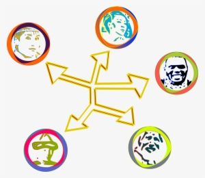 This Free Icons Png Design Of Social Network With Avatars #3596406