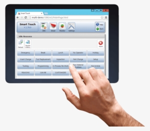 Smart Touch Hand - Computer Icon #3596457