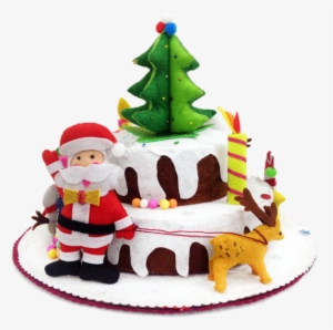 Felt Unique Christmas Cake - Christmas Cake #3596567