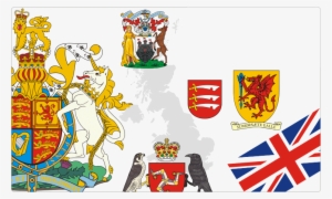 Heraldry Of The United Kingdom / British Flags And - British Coat Of Arms Tattoo #3597010