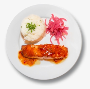 Plate Of Food - Plate Food From Top Png #3597288