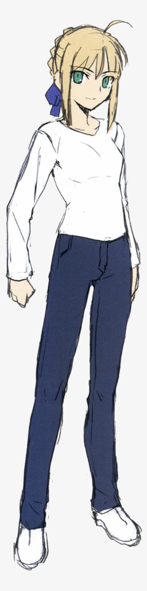 Saber New Casual - Fate Stay Night Saber Png #3597294