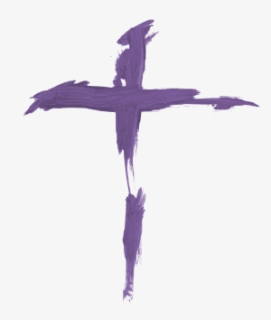Brush Cross Image Violet T Shirt Design - T-shirt #3597375
