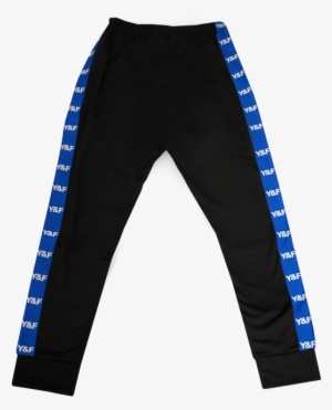 Y&f Blue Stripe Track Pants - Y&f Stripe Track Pants #3597415