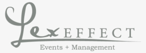 Lexeffectlogo Gray - Lexeffect Event Planning And Management #3597858