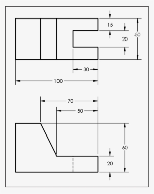 Create An Isometric Pictorial Of The Above Object - Inch #3598213
