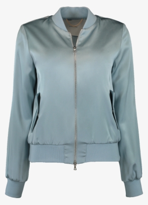 Loading Zoom - Adam Lippes Silk Charmeuse Bomber Jacket #3598244