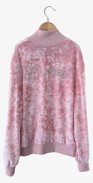 Crushed Velvet Mermaid Bomber Jacket - Jacket #3598459