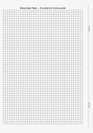 Scrap Graph Paper This Sheet Will Not Be Scored - Pattern #3598516