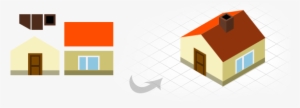 Isometric Icons For The New 3d-map Generator For Example - Photoshop 2d To Isometric #3598534