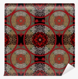 Red Abstract Seamless Lace Pattern Texture Background - Abstract Art #3598985