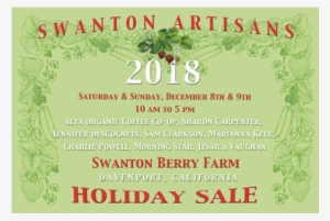 Swanton Artisans Annual Holiday Sale #3599568