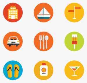 Summer Set - Summer Icon Png Circle #360076