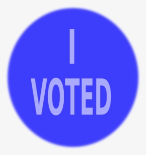 Blue Vote Sign Svg Clip Arts 564 X 598 Px #360333