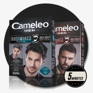 Artists, Trendsetters And Fashion Bloggers Help Men - Delia Cameleo Men Farba Do Brody I Wąsów Black 1.0 #360406