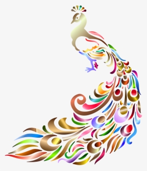 Peacock Design Hd Png #360551