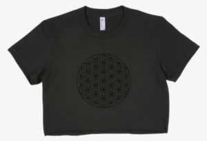 Flower Of Life Women's Short Sleeve Crop Top - He Ain T My President #360737