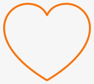 Orange Heart Clipart Png For Web #360840