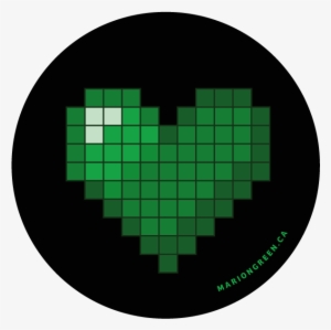 Pixel Love- Green Heart Pixel Pete - Bebe Rexha I Got You Single #360932