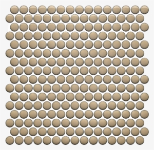 Penny Round Bright Sand - Roca Tile Penny Round #361243