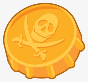Coin Clipart Gold Doubloon - Pirate Gold Coin Png #361265