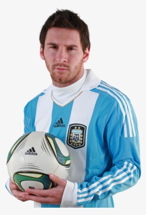 Lionel Messi Football Renders - Messi With Football Png #361482