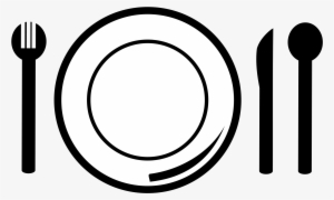 Images For Fork Clip Art Png - Food Plate Clip Art #361541