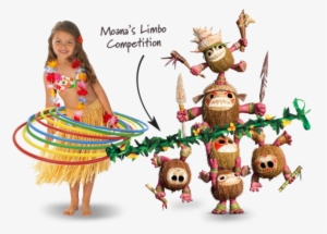 Moana Limbo And Hula Hoops - Disney Moana Hei Hei Plush Doll #362418