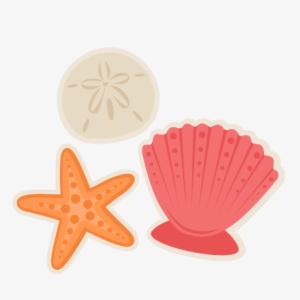Lovely Clipart Seashell Seashell Shell Clip Art Black - Sea Shells On A Beach Clipart #362778