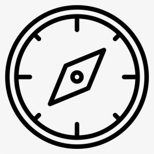 Compass Comments - Clock Png Icon Red #362911