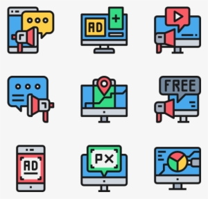 Online Advertising - Machinery Icons #363180